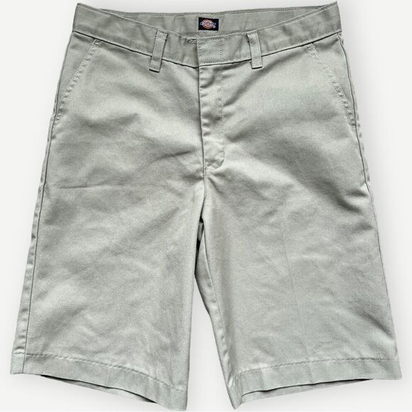 Dickies Boys Kids Adjustable Waist Tan Cargo Shorts. Pockets & Belt Loops. 16. - Picture 1 of 7